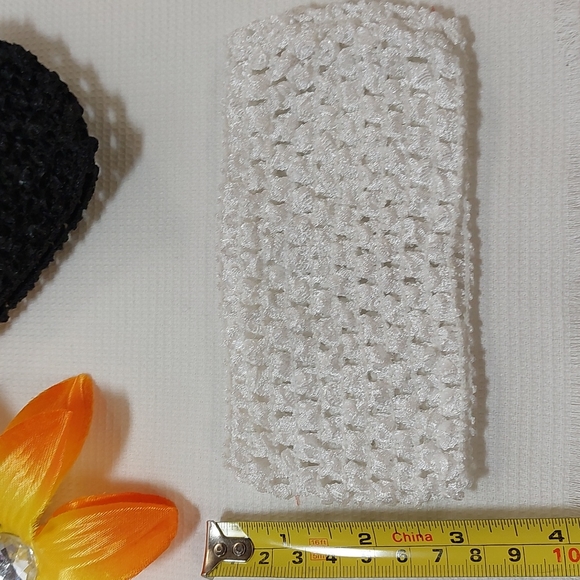 LG Flower Hair Clips(8)☆Wide Crochet Headbands (4) - Picture 11 of 14